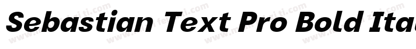 Sebastian Text Pro Bold Italic字体转换